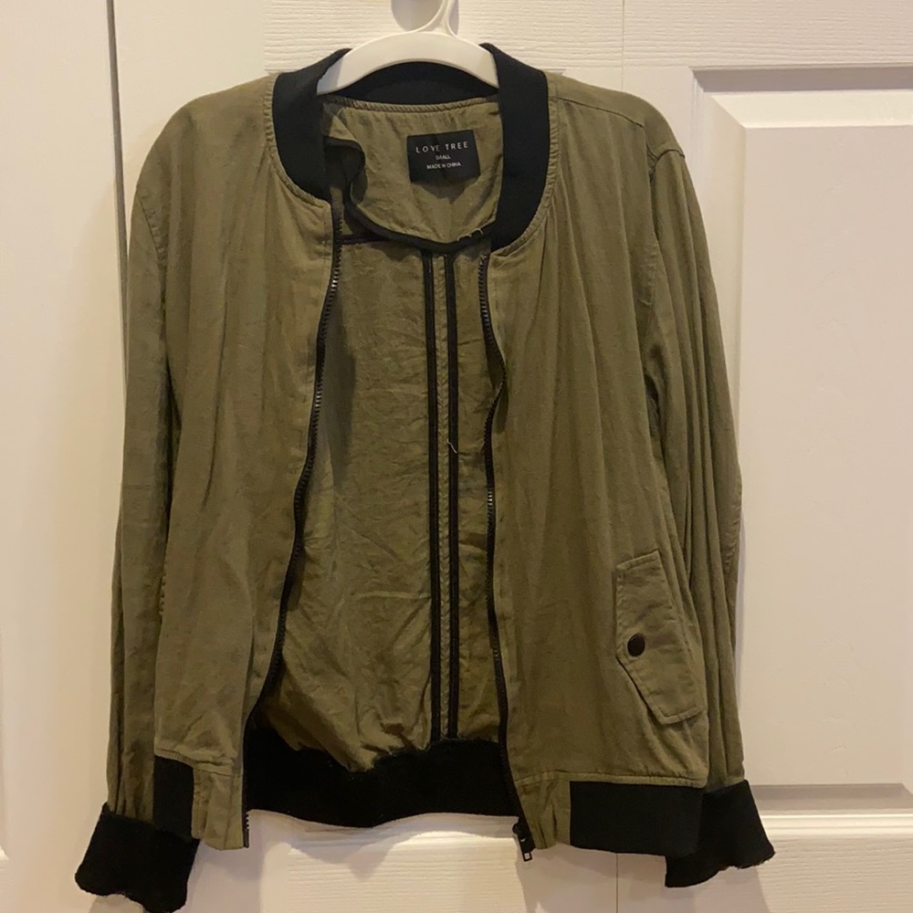 Army green jacket